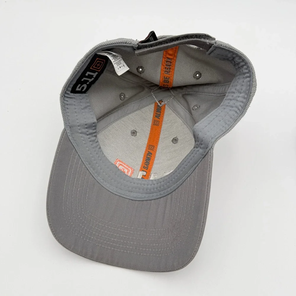 5.11 Tactical Baseball Cap Mens OSFM Gray Ripstop Mesh Back Outdoor Hat Utility